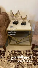  29 الثقة للديكورات المعدنية والخشبية طاولات معدن مودرن و واطقم سرفيس طقم المتداخل فقط 35دينار 078948609