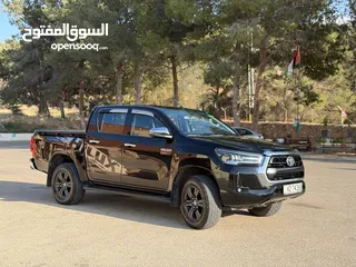  9 تويوتا هايلوكس 2021 فحص كامل فل عدا الجير للبيع