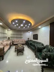  1 كنب تفصيل كبير خشب زان عشر مقاعد منجد جديد