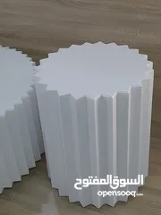  25 طاولات وسط خشب لامنيت 18م الون   متعددة تفصيل حسب الطلب والمقاس مكون من ثلاث قطع