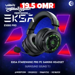  1 EKSA E5000 PRO StarEngine Gaming Headsert - سماعة جيمينج !