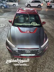  17 هيونداي كونا ايرون مان 2019 فل الفل  رمادي مطفي  20 ألف كم  - فحص ممتاز