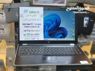  1 HP Laptop 15 /CPU I3 شاشه باللمس