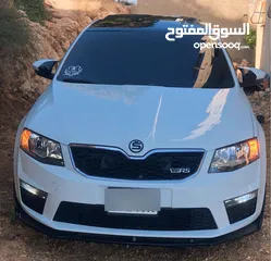  4 سكودا اوكتافيا 2016 لون ابيض - نابلس