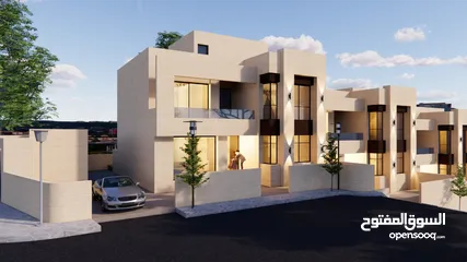  3 فيلا للبيع مساحة صغيرة 250م بمنطقة الظهير بتصميم عصري مميز وتشطيبات فاخرة (شركة خلف واشتي للإسكان)