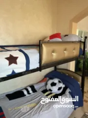  5 سرير طابقين حديد بحالة ممتازة وبسعر مناسب جداً