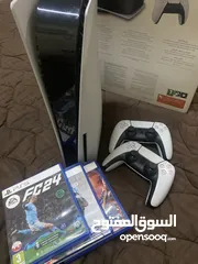  2 للبيع جهاز بلايستيشن 5 سليم 825 GB