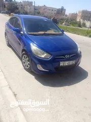  2 سياره اعفاء جمركي هونداي اكسنت معها ورقه الفحص  موديل 2014 ماتور 1600 للبيع 3400