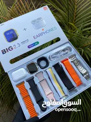  4 بكج i20 Ultra Max Suit  محتويات البكج:  ساعة i20 Ultra – الإصدار التاسع الجديد كلياً