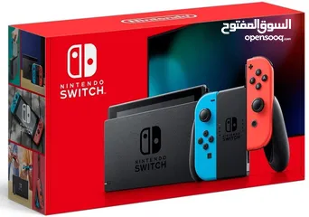  1 Nentindo switch used اغراضها كاملة و في زيادة