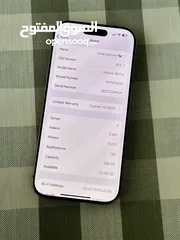  9 iPhone 16 pro desert titanium 128GB used like new
