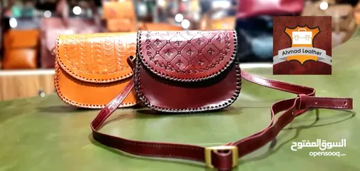  23 Women's leather shoulder bag حقيبة جلدية نسائية