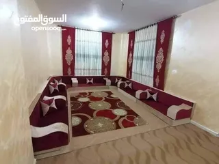  16 فراش عربي  جديد تفصيل 6 فرشات و6 مراكي و6 مساند اسفنج سكني ضغط 14 فقط