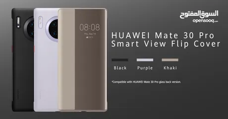  2 HUAWEI Mate 30 Pro Smart View Flip Cover هواوي ميت 30 برو سمارت كفر
