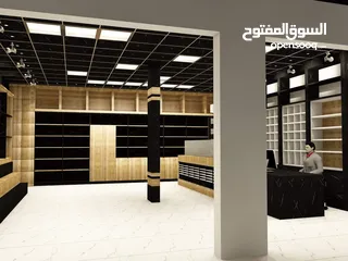 6 محلات تجاريه لليجار  وبيع الديكور والعده