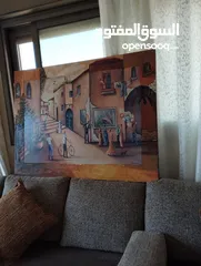 4 لوحه فنيه زيتيه