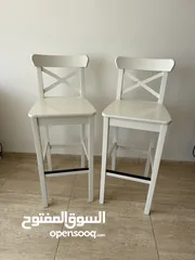  1 للبيع عدد 2 كرسي خشب من IKEA