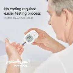  6 جهاز فحص قياس نسبه السكر في الدم الناطق بالعربي FINAL CHEK جهاز فحص سكري  السكري blood glucose meter