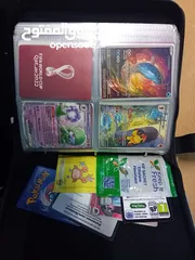  4 Pokemon Binder With Pokemon Cards And Football For Sale (NOT REAL CARDS)