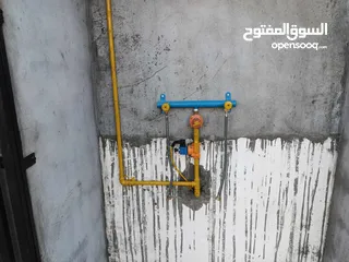  6 gas pipe line instillations work