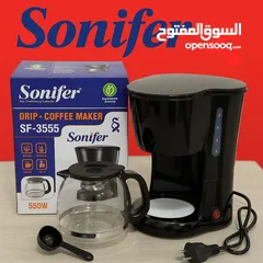  3 صباحك أجمل بفنجانك الجاهز! ماكينة Sonifer Drip Coffee Maker سهولة – سرعة – طعم لا يقاوم!
