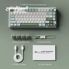  1 RKR75 Mechanical Keyboard
