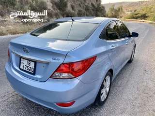  13 هونداي اكسنت 2011 وارد الوكالة الاردنية