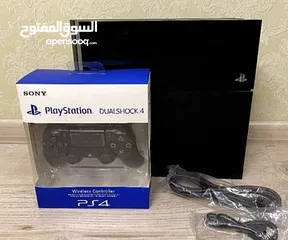  1 جهاز بلاستيشن 4 فات  شبه  مستعمل للبيع