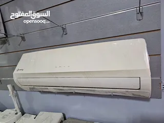  9 مكيف 1 طن مستعمل بحالة الوكاله  REYX مصنع ميديا فل انفيرتر توب نضافه شامل التركيب