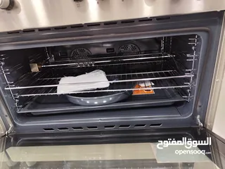  4 عرض نااار على فرن كونتي 90 سم ستيل فل سيفتي كامل مع مراوح هافي ديوتي