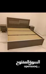  1 Wooden double size beds available in reasonable prices  Available