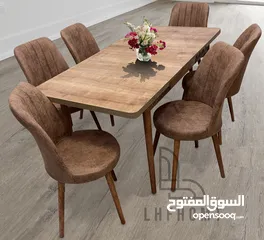  8 Extendable Dining table set with 6 chairs and 4 chairs