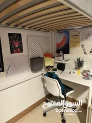  4 سراير علوية مع مكتب bunked bed with desk
