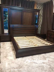  7 غرفة_نوم_ماستر_ابواب_موديل_الجمال_كوالتي بحاله الوكاله استخدام مده قصيره وخشبها زان ولاتيه وقشره بلو