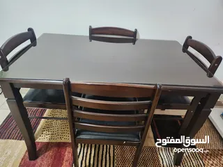  3 طاولة سفره 4 مقاعد للبيع