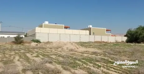  6 أرض للبيع 450 مترا سكن ج الغور منطقة الرامة المعترضة لشاليهات حديثة