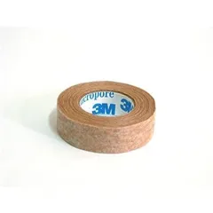  1 3M Micropore Tan Surgical Tape 0.5" Wide -2 Rolls