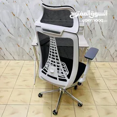  2 تميّز باختيارك، واجلس بأعلى درجات الراحة والأناقة. كرسي مدير هاي كوالتي ايادي متحركه شبك طبي