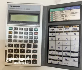  2 للبيع: آلة حاسبة نادرة جدًا – SHARP EL-5050 – قطعة لهواة التجميع