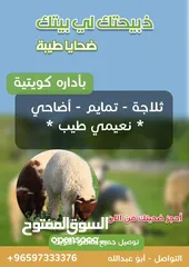  1 للبيع ذبايح طيبة بأدارة كويتية