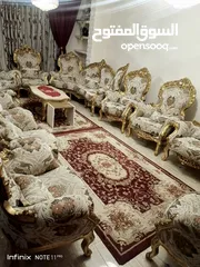  11 طقم كنب مصري فاخر حفر 14مقعد