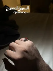  1 عقيق يماني مصور قلب صياغه الوليف