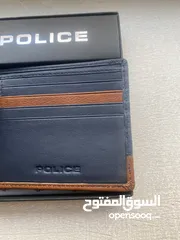  5 محفظة بوليس الايطالية - جديدة بالكرتون Police luxury wallet
