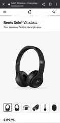  1 Beats solo3 wireless headphones