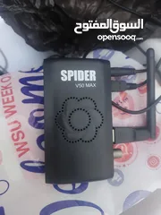  1 للبيع رسيفر سبايدر نت شغال مع كل اغراضه