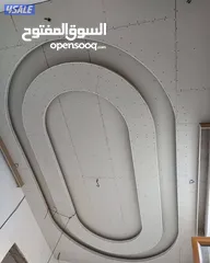  1 Gypsum board all Design and curnich Frame ,4 seling and paint