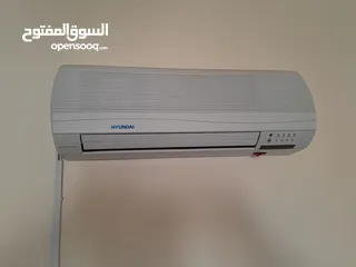  4 مكيف متنقل بدون خارجية ساخن بارد هيونداي للبيع 25د + مروحة لون اسود 5شفرات للبيع 25