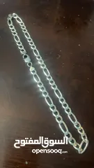  1 سنسال فضه ايطالي اصلي عريض للبيع