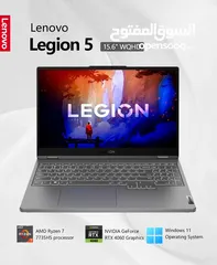  9 جديد - Lenovo Legion 5 15.6" WQHD 165Hz Laptop Ryzen 7 7735HS 16GB RAM 512GB SSD RTX 4060 8GB Grey