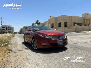 1 لينكولن MKZ موديل 2014 (black lable) لون قرميدي